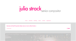 Desktop Screenshot of juliastrack.com